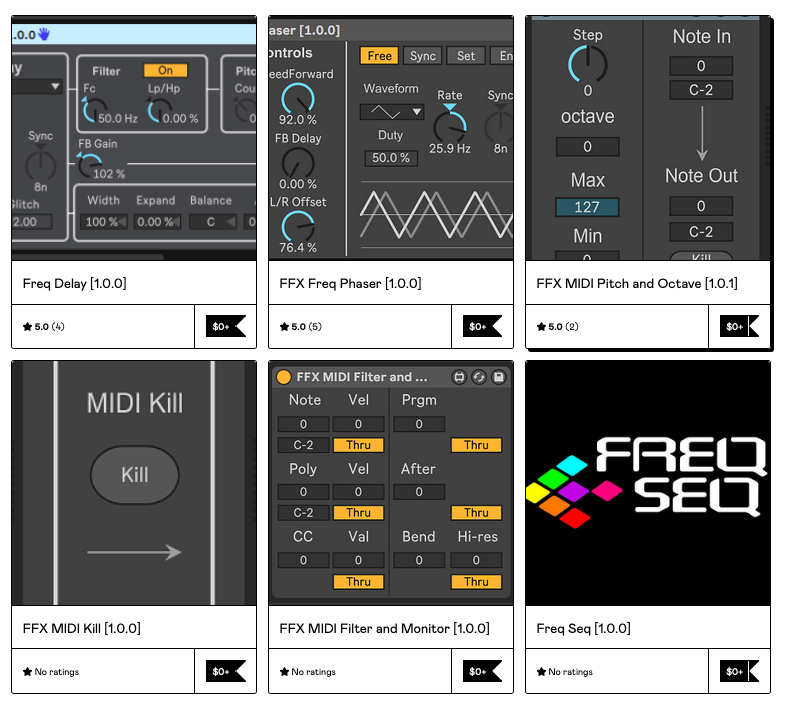 Max 4 Live Plugins